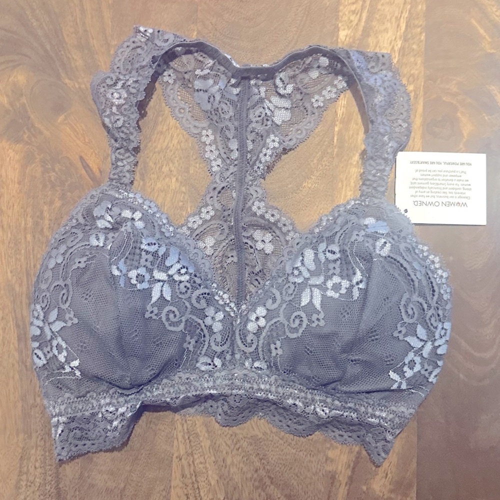 Lace bralette. Can be worn as a top for a night out, under outfit or lingerie.